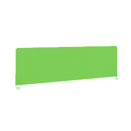 Metal System Экран тканевый боковой Б.ТЭКР-123 Зелёный/Белый металл 1235*390*22 - Фото предпросмотра