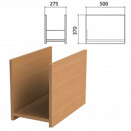 Подставка под системный блок "Эко", 275х500х370 мм, бук бавария, 400996-55 - Фото предпросмотра