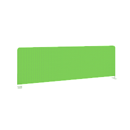 Metal System Экран тканевый боковой Б.ТЭКР-120 Зелёный/Белый металл 1200*390*22 - Фото предпросмотра