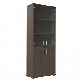 Шкаф для бумаг Trend 78x36x200 тёмный дуб - Фото предпросмотра